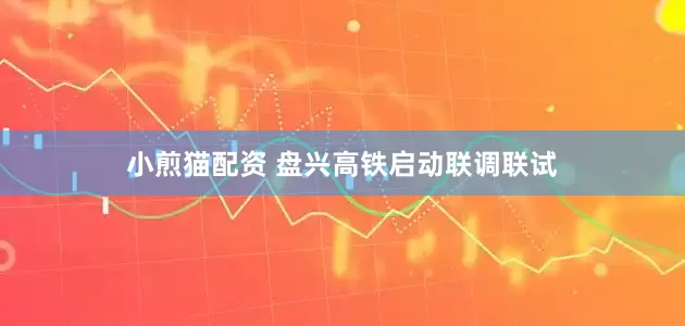 小煎猫配资 盘兴高铁启动联调联试
